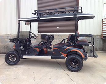 Custom 6 Passenger Cart - Golf Cart Sales Cumming GA