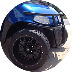 Custom Wheels for Golf Cart